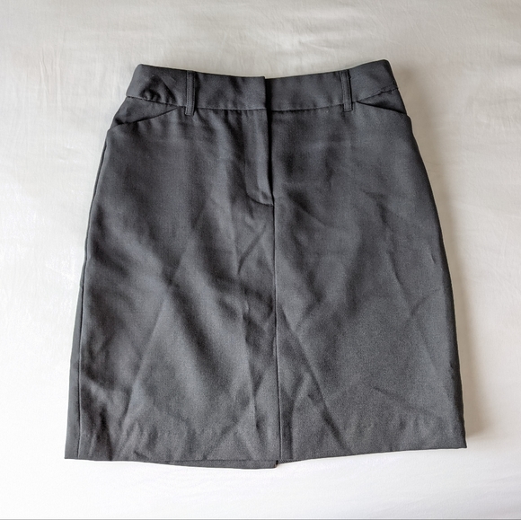 J. Crew Wool Pencil Skirt Gray Women's size 6 - Picture 1 of 5